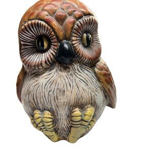 Holland 6” Mold Brown Vintage 1981 Ceramic Owl Figurine